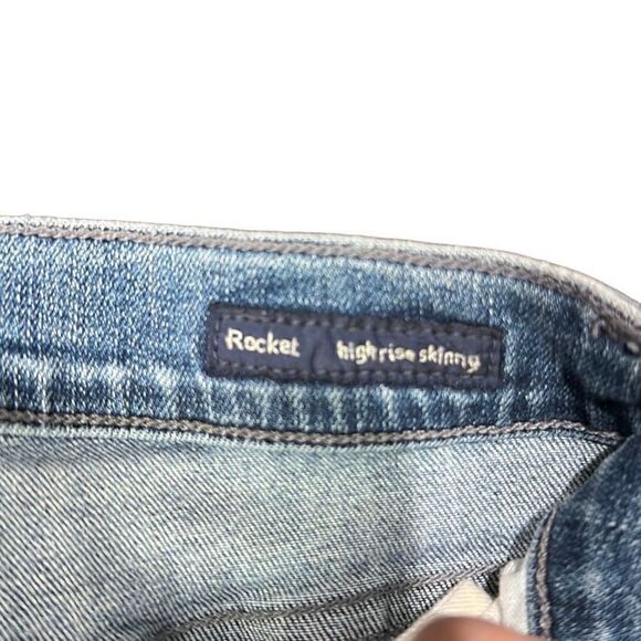 COH CITIZENS OF HUMANITY Premium Vintage Rocket Crop High Rise Skinny Jeans Dist - Picture 6 of 12